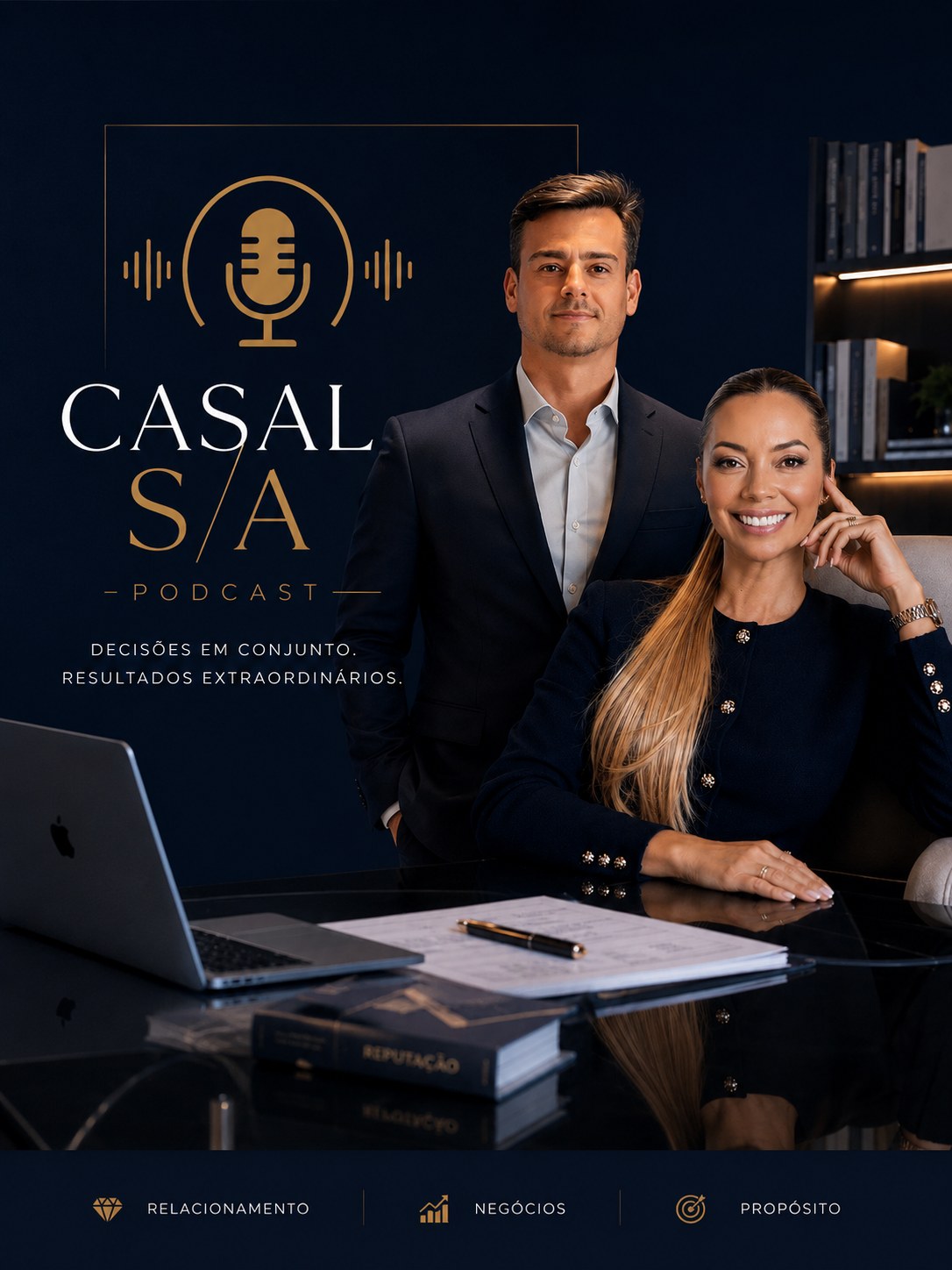 Casal S/A Podcast — apresentadores